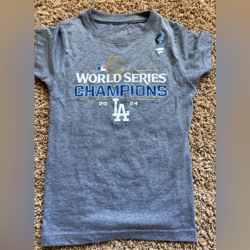 Dodgers World Series tshirt, youth